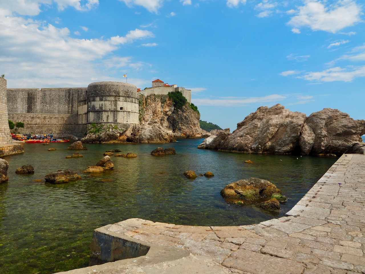 Ein Motiv in Dubrovnik erinnert an die Dreharbeiten zu Game of Thrones.